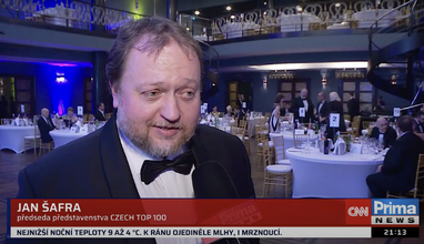 Reportáž CNN Prima News z Plesu CZECH TOP 100