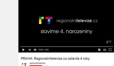 Regionální televize oslavila 4.narozeniny a my byli samozřejmě u toho